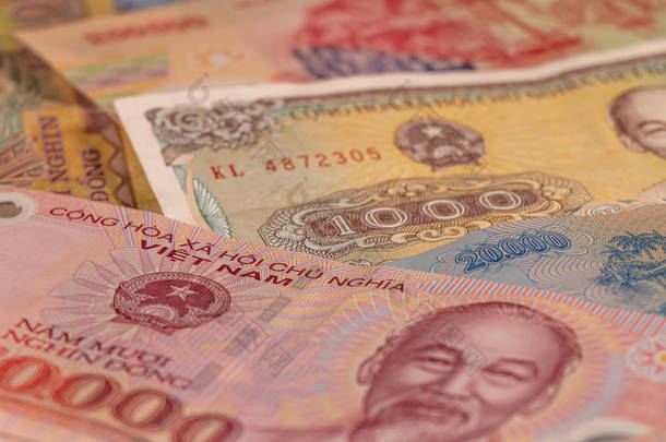 越南盾和越南盾的混合货币