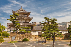 日本高松城堡的北野鲁筑地（1676年）