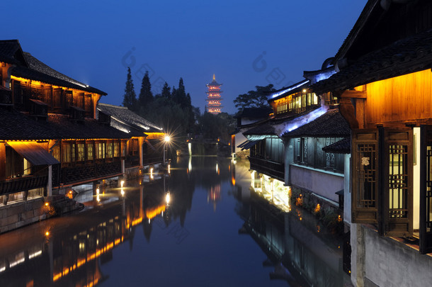 中国建筑夜景