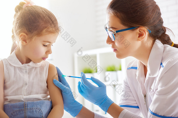 儿童的免疫接种