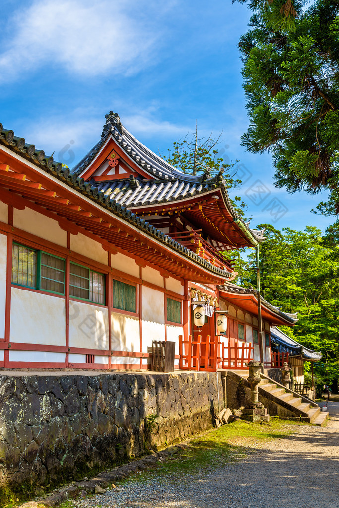 Tamukeyama 在奈良，日本的八幡宫