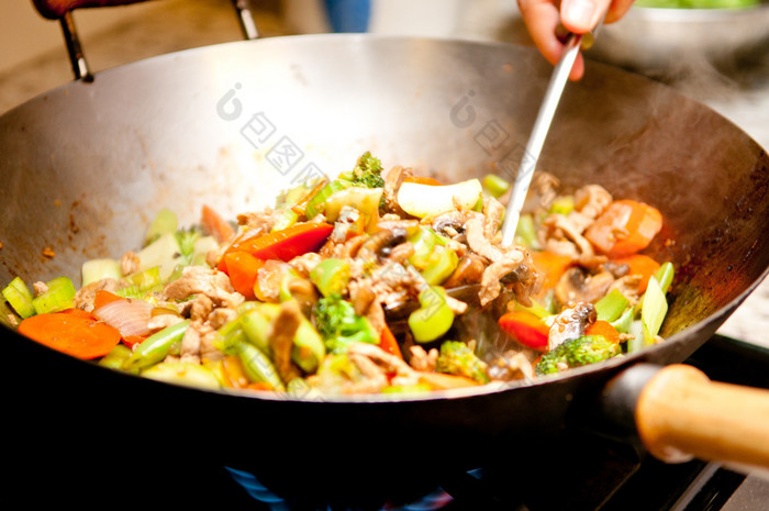 自制的鸡肉翻炒图片-包图网企业站