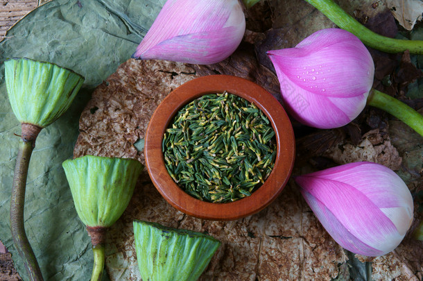 集合莲花、 种子、 <strong>茶</strong>叶、 健康食品