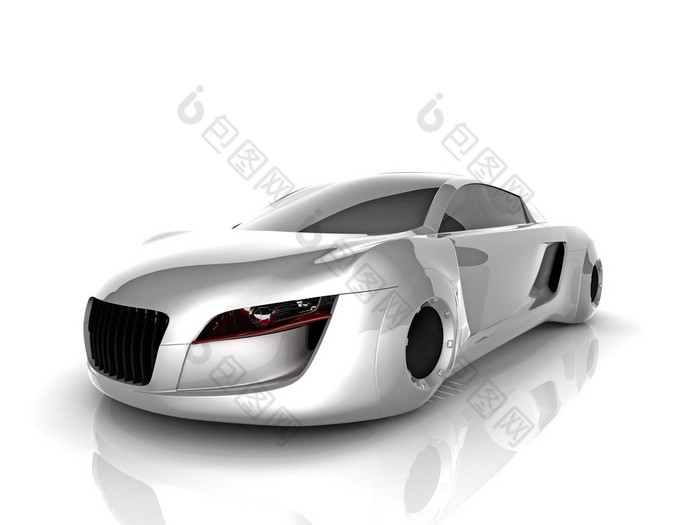 rendering isolated car