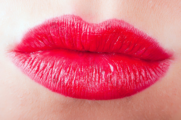 红亲吻的嘴唇 v2