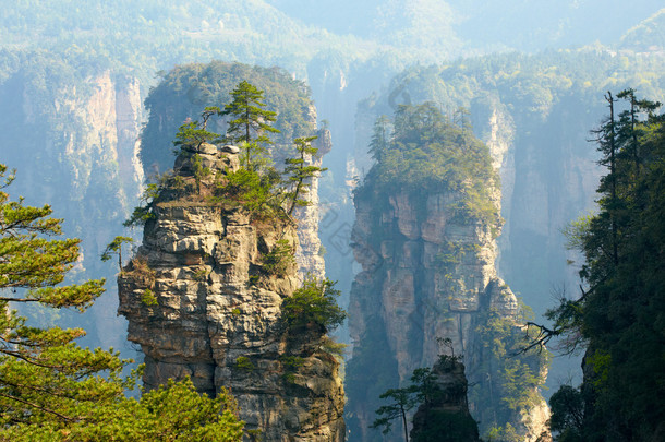 张家界国家公园，中国。阿凡达山