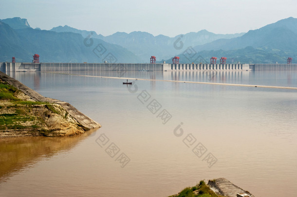 中国在长江三峡大坝