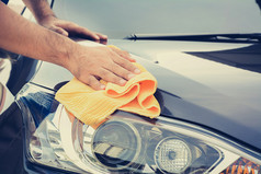 一个人清洗汽车用超细纤维布、 车详细说明 (或淡水河谷