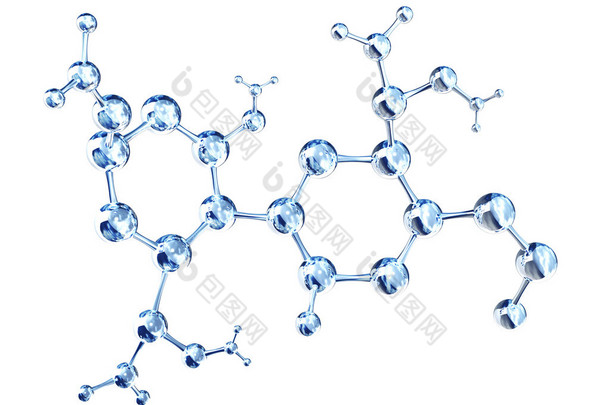 抽象的<strong>分子结构</strong>