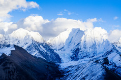 中国吉林长白山天池山的风景