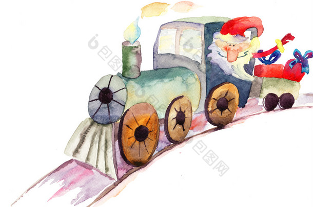 圣诞老人与圣诞火车