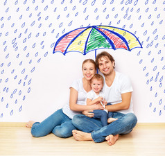 概念: 对家庭的社会保护。家庭避难从痛苦和雨下的伞