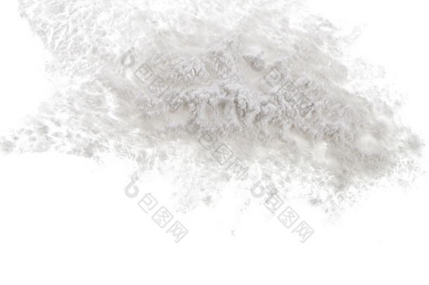 小麦面粉堆