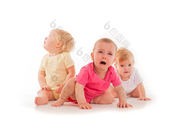 <strong>儿童</strong>悲痛的三个宝宝