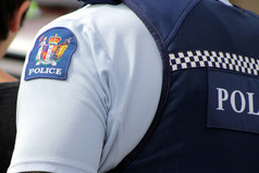 新西兰警务人员制服和徽章的关闭