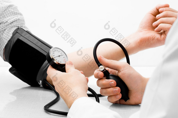 血压测量工作室拍摄
