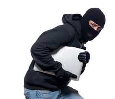 贼偷了一台便携式计算机