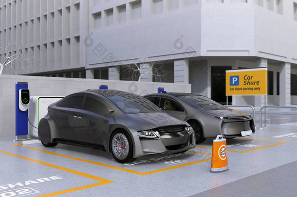 停车场自动驾驶车辆共享