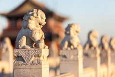 中国石头狮子雕塑