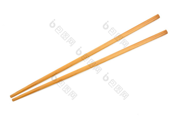 筷子在一张白纸