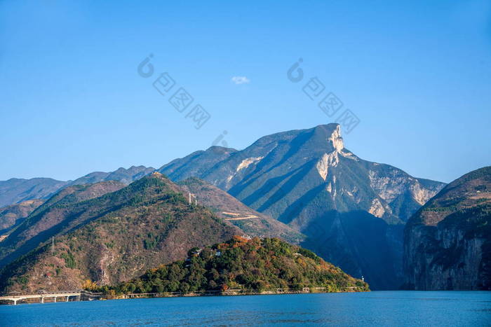 长江三峡瞿塘峡峡谷