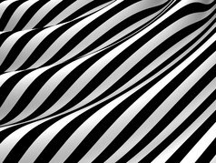 抽象的黑色和白色波浪背景