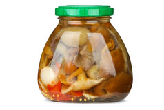 玻璃罐与蘑菇分类