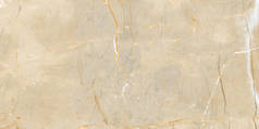 米色调大理石质地背景，白色卷曲脉，Agate大理石为高光泽，可用于家庭内外装饰和瓷砖表面。黄金大理石