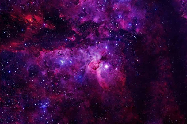 一个美丽的彩色星系这张照片的内容是由NASA提供的。高质量的照片