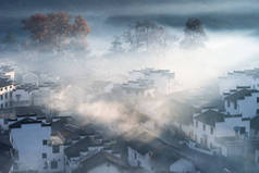 美丽的石城村在秋天, 武源县, 中国最美丽的乡村