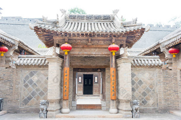 山西中国-2015 年 8 月 29 <strong>日</strong>︰ Dayuan(Folk Museum) 谷城。山西省临汾市著名的历史<strong>古迹</strong>.