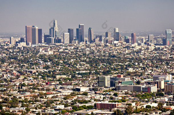 洛杉矶市中心天际线