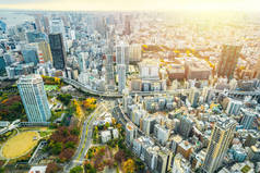 日光日景东京城市建筑