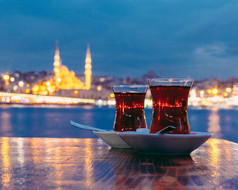 典型的土耳其茶
