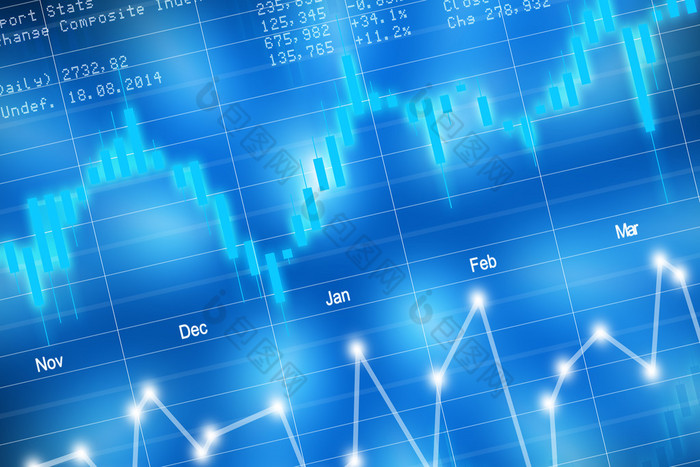 科技金融数据折线图图片素材-正版创意图片500457355-摄图网