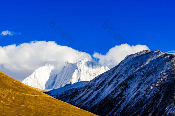 中国吉林长白山天池山的风景