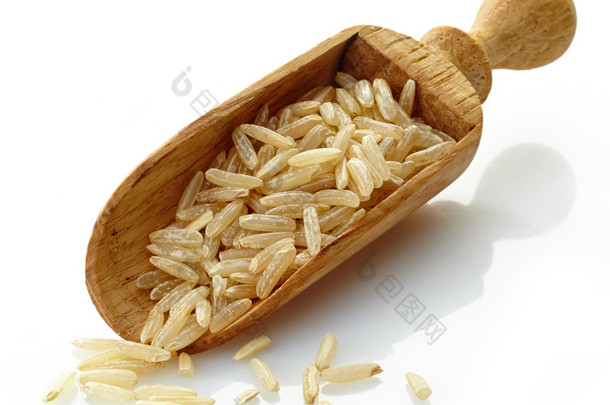 用糙米饭瓢