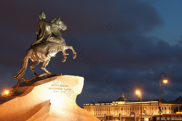 纪念碑的彼得第一-圣彼得堡
