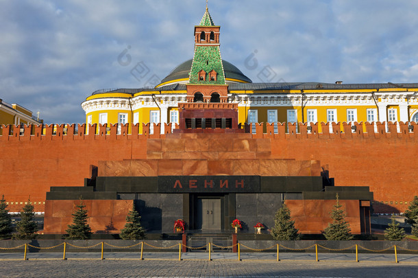 陵墓上红色正方形，莫斯科，俄罗斯.