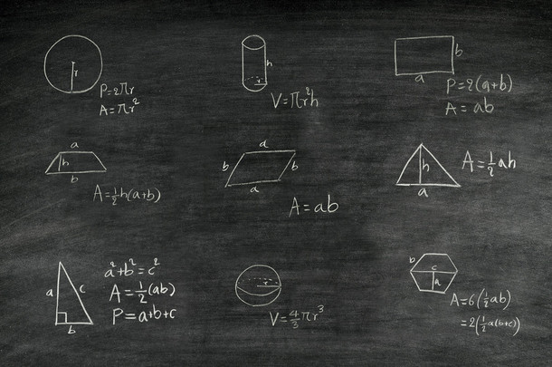 黑板上的数学公式