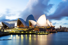 悉尼歌剧院的风景