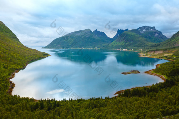 夏天 Ersfjord 夜景 (挪威、 豪华<strong>四人</strong>).