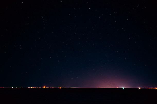 自然的真实夜天空星星背景纹理