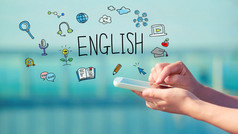英语概念与智能手机