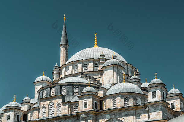 法齐赫清真寺 (征服者的清真寺) 在伊斯坦布尔