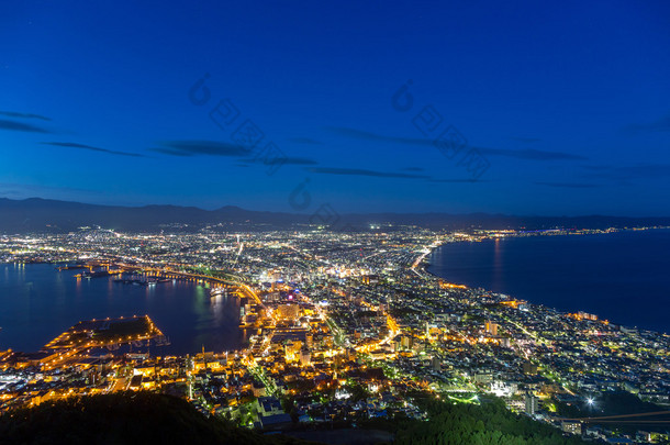 函馆市夜全景