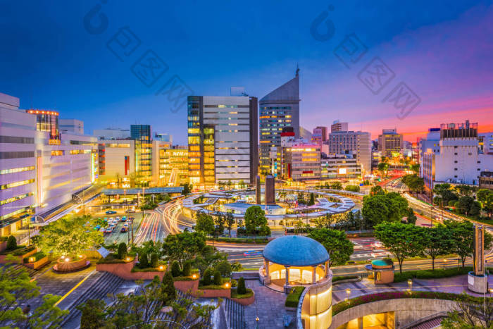 日本滨松市中心图片-包图网企业站
