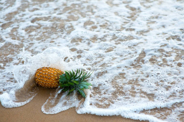 海浪落菠萝