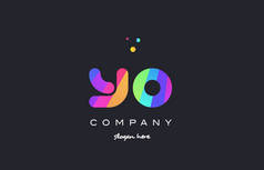 字母表字母标志 ico 色 y o 彩色的彩虹创意