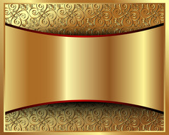 金属黄金背景与模式 2